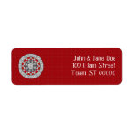 Aztec Meets Alien Return Address Label