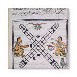 Aztec men gambling Patoli Magnets