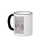 Aztec men gambling Patoli Mugs