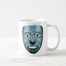 Aztec Mosaic Mask Coffee Mugs