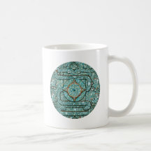 Aztec Mosaic Shield Mug