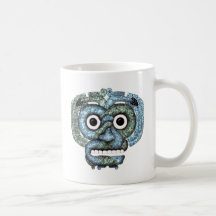 Aztec Mosaic Tlaloc Mask Mugs