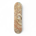 aztec rock custom skateboard