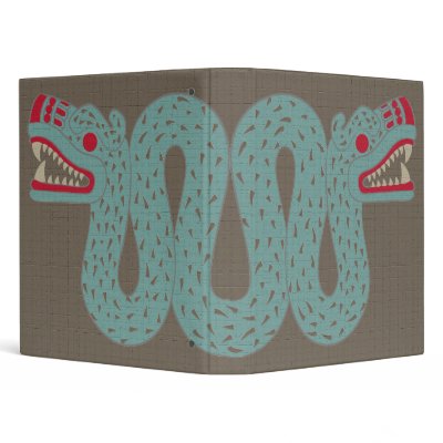 Aztec Serpent School Binder Folder by TheCultureShock