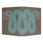Aztec Serpent School Binder Folder