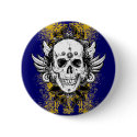 Aztec-Skull buttons