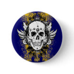 Aztec-Skull buttons