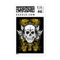 Aztec-Skull Postage