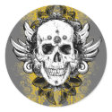 Aztec-Skull stickers