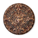 "AZTEC SUN CALENDAR" Art Magnets