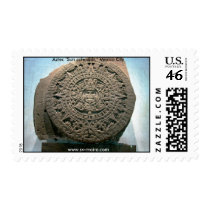 Aztec "Sun calendar," Mexico City Postage Stamps