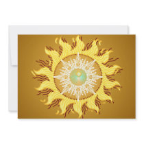 Aztec Sun Summer Beach Party Invitation