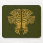 Aztec Twins (green) Mousepad
