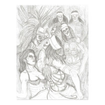 aztec virgin being saved by warrior posters