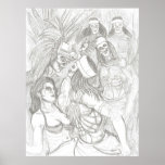 aztec virgin being saved by warrior posters
