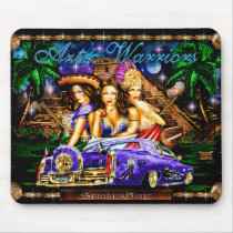 AZTEC WARRIOR mousepads by chicopage AZTEC WARRIOR mousepads