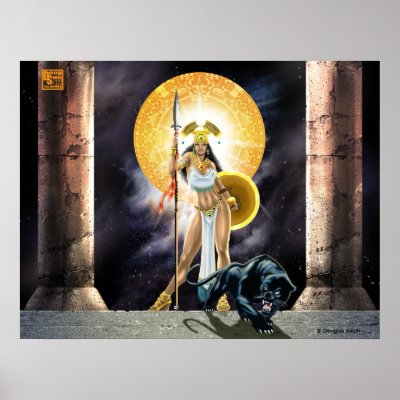 Aztec Warrior Princess Poster by Artboy0630