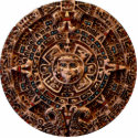"AZTECA" ROUND PIN photo sculptures by RavenSpiritPrints "AZTECA" ROUND PIN photo sculptures