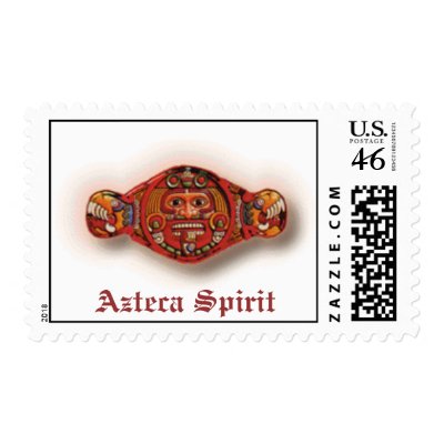 Azteca Spirit Postage Stamps by Kima719