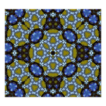 Azul abstracto del amarillo del modelo fotografias