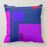 Azul egipcio de la belleza linear almohadas