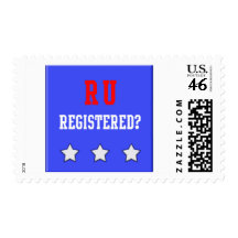 Azul registrado RU Sello
