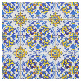 Azulejo Panel Tiles Fabric