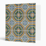 Azulejos 3 Ring Binder