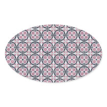 Azulejos Oval Stickers