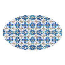 Azulejos Oval Stickers