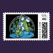 "Azura" Hindi Flower Hookah Princess Fae Postage postage
