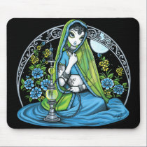 "Azura" Hindi Flower Sari Princess Faerie Mousepad mousepads