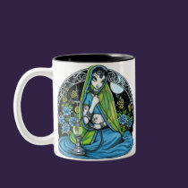 "Azura" Hindi Flower Sari Princess Faerie Mug mugs