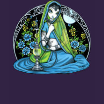 "Azura" Hindi Flower Sari Princess Faerie Shirt