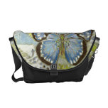 Azure Butterfly Messenger Bag messenger bags