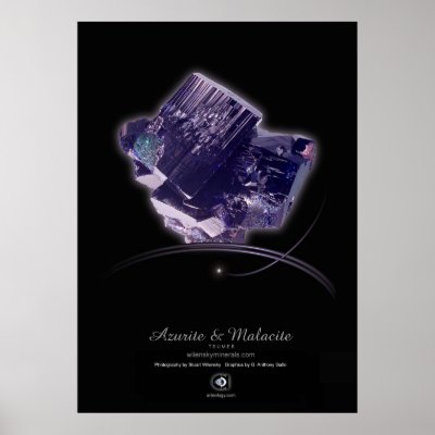 AZURITE & MALACITE POSTERS by eARTh23