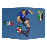 Azzurri Man Italian soccer football gift ideas binders