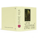 B003 Binder 1.5" - Wine Journal textured bottles