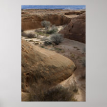 b0464 - Dry Wash, Lake Powell North Shore Poster