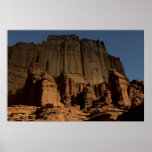 b0595 - Rock Wall in Kane Springs Canyon Print