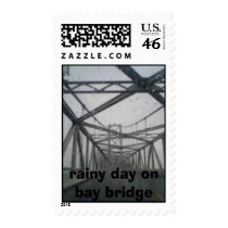 b1082643069a, rainy day on bay bridge postage by chicadee80 b1082643069a, rainy day on bay bridge postage