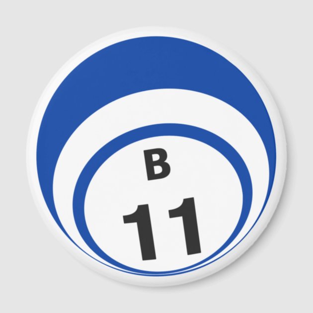 B11 Bingo Ball Fridge Magnet | Zazzle