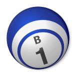 B1 bingo ball magnet