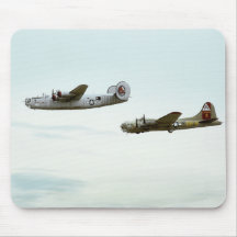 B24 and B17 Flying Mousepad