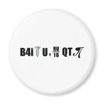 B4i screw U RU over 18 QT pi Refrigerator Magnets