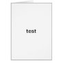 b56 testing products greeting card