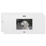 b56 testing products personalized rack card