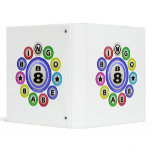 B8 Bingo Babe 3 Ring Binder