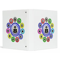B8 Bingo Babe 3 Ring Binder