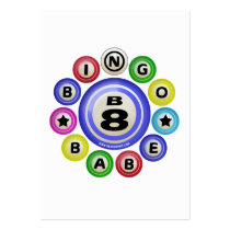 B8 Bingo Babe Business Card